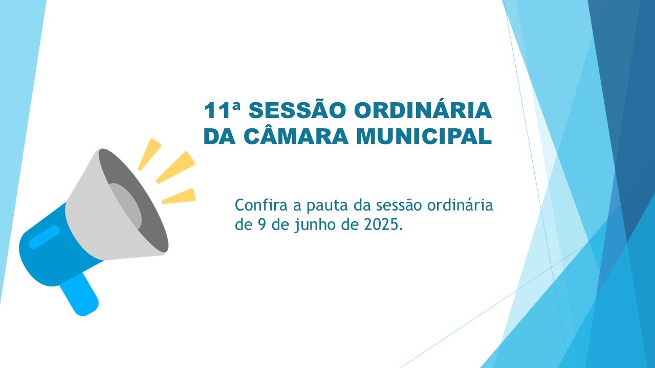 Pauta da Sessão Ordinária