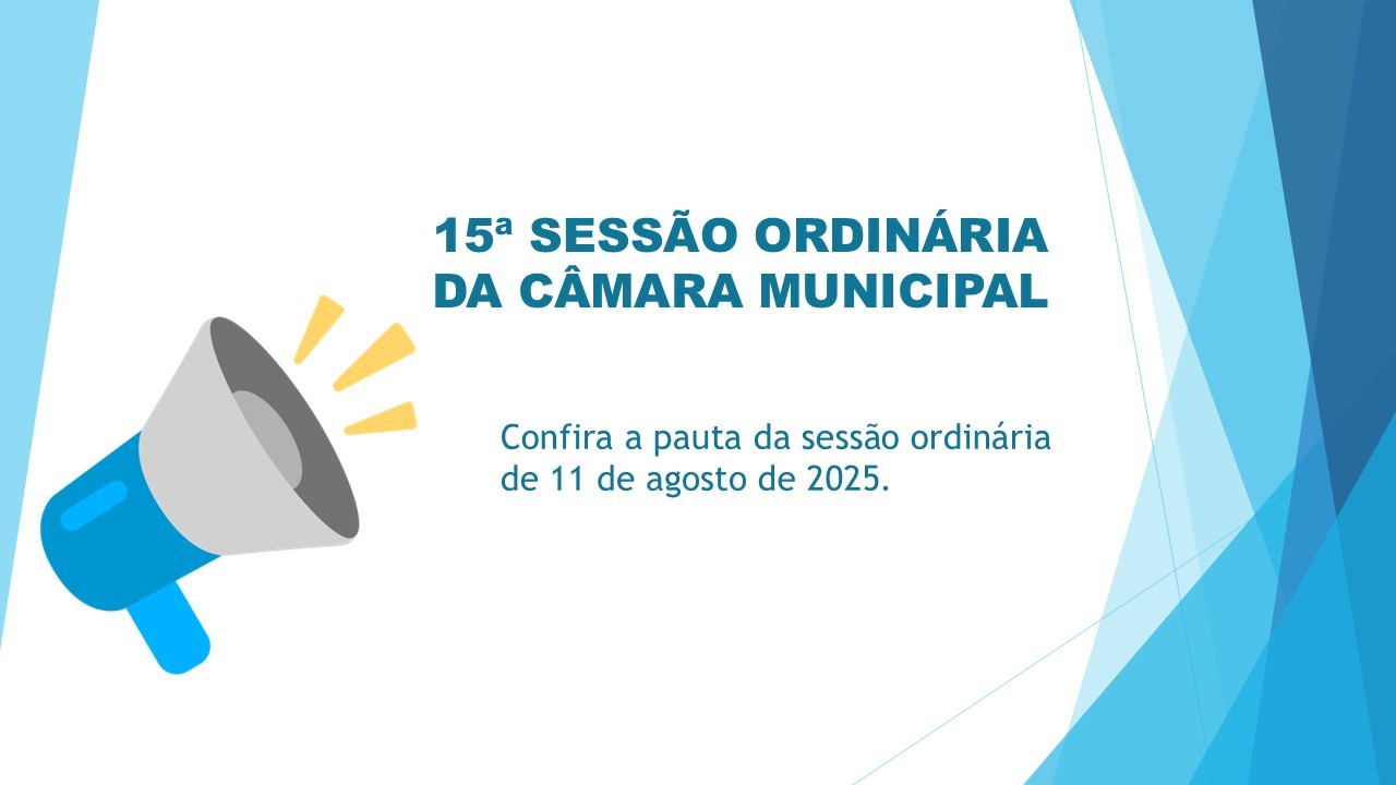 Pauta da Sessão Ordinária 